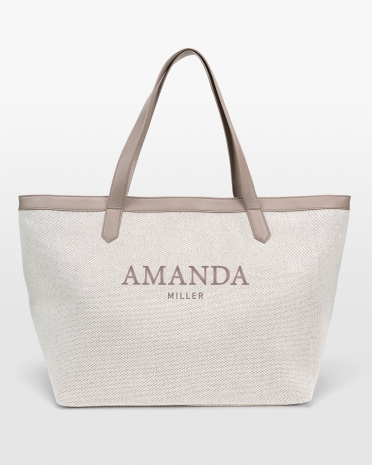 Strandväska med namn