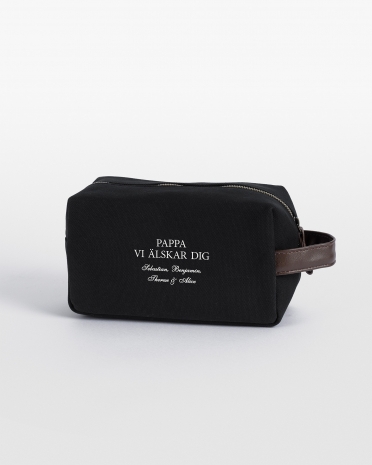 necessär för herrar med namn, perfekt till pappa