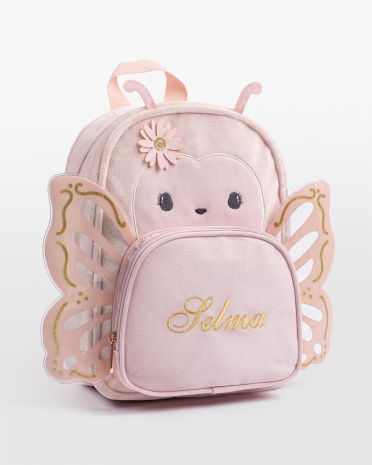 Barnryggsäck med personlig brodyr till barn på förskola