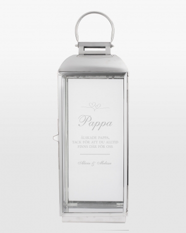 Lanternor med personlig text