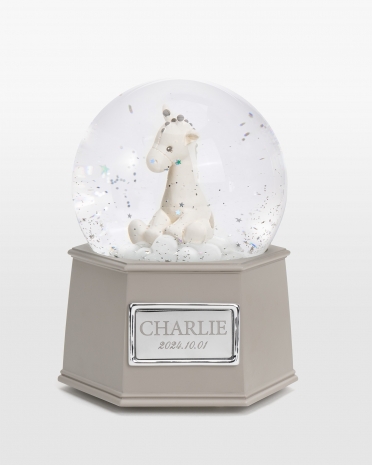 snöglob med personlig gravyr