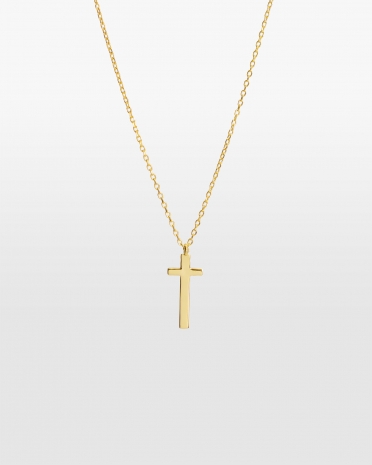 Guldhalsband med kors