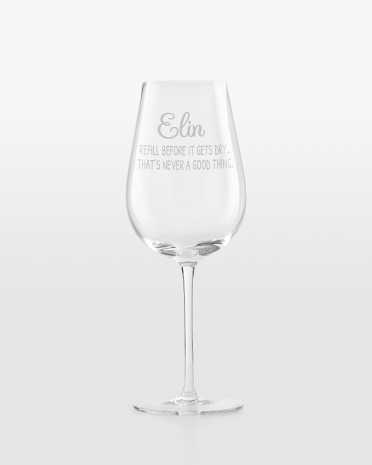 Vinglas med roliga citat