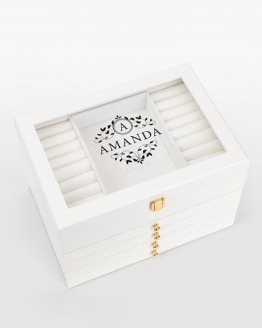 Personligt smyckesskrin med namn