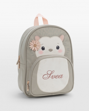 Barnryggsäck med namn och iggelkotts-motiv