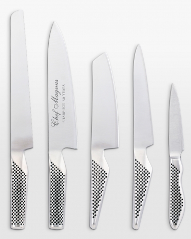 Graverat knivset från global, G-2951138