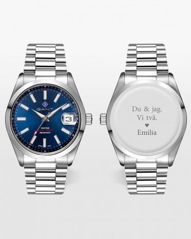 personligt graverad klocka från Gant