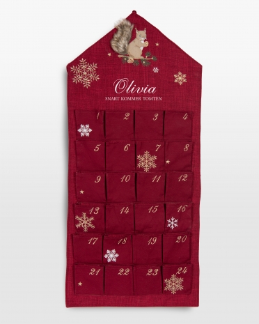 Adventskalender med namn