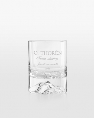 Whiskyglas som graveras med valfritt namn och citat
