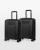 2-pack svarta kabinväskor till smekmånaden