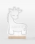 Neonlampa med giraffmotiv och gravyr