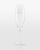 Champagneglas med personlig text perfekt examenspresent