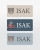 Namnlappar och klistermärken med björnmotiv och en textrad