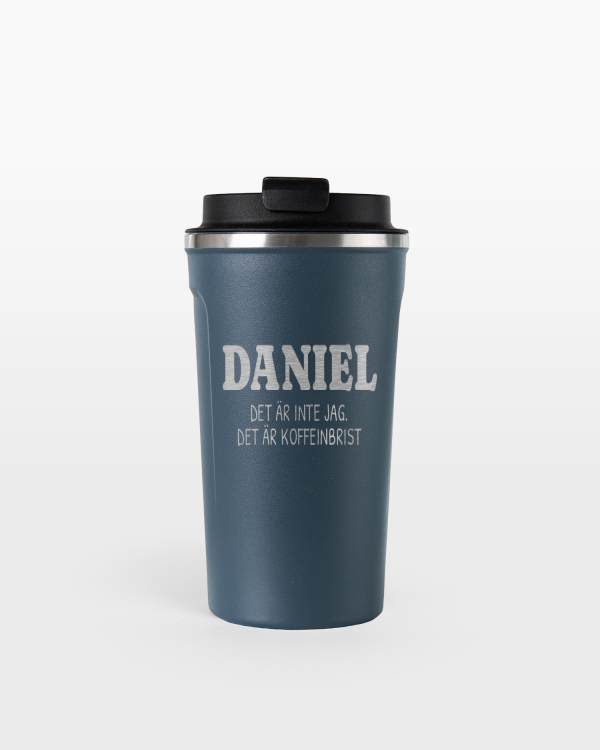 Personligt graverade termosmuggar med namn
