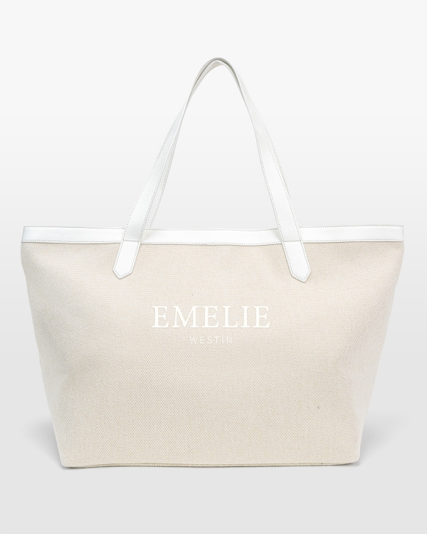 Strandväska med namn