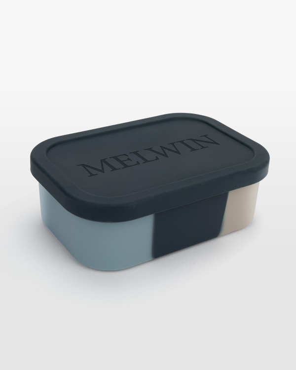 Matlåda för barn i silikon, marinblå - Sky