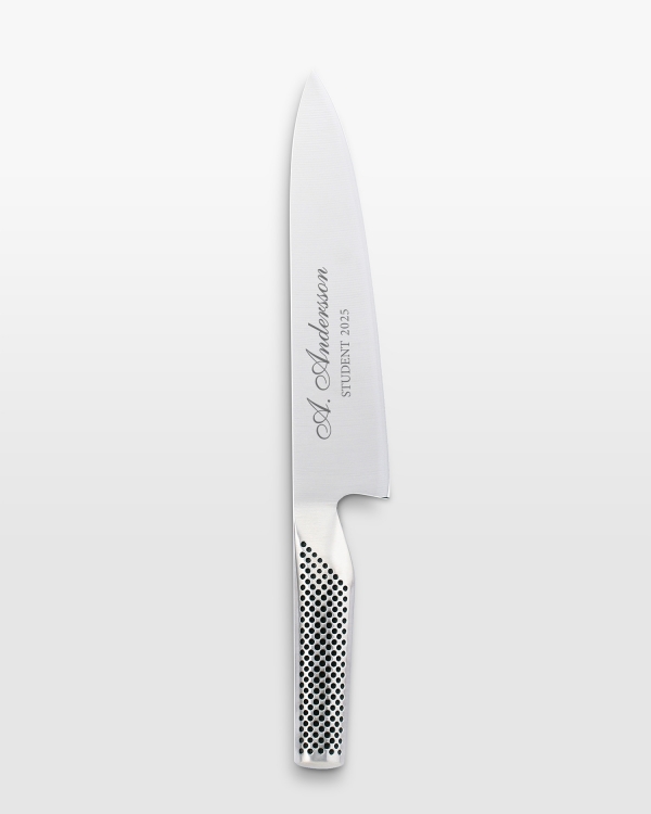 Kockkniv G-2 med personlig gravyr från Global