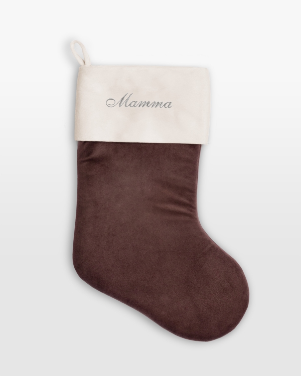 Julstrumpa med namn