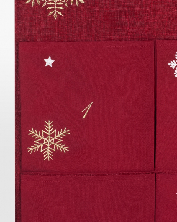 kalender med fickor för paket