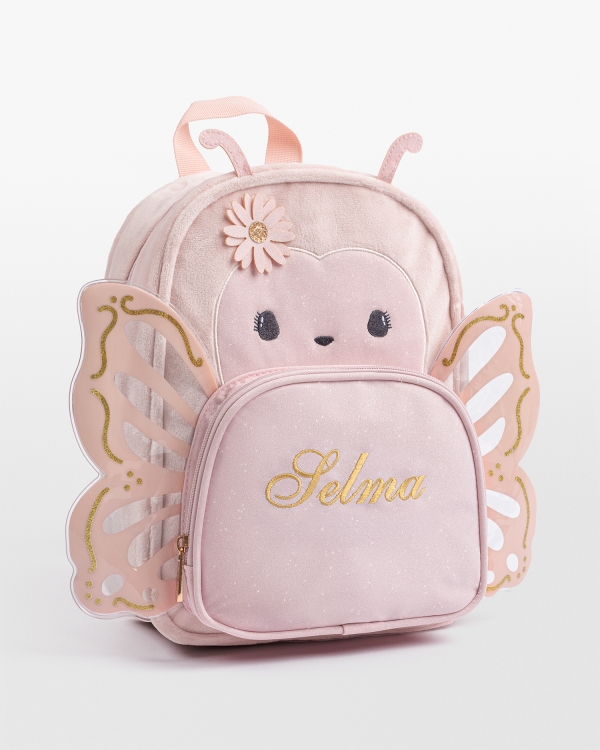 Barnryggsäck med personlig brodyr till barn på förskola