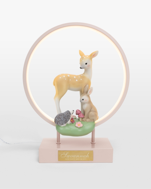 nattlampa med barnets namn