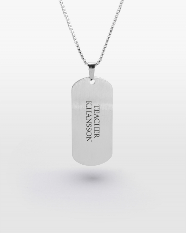 personligt halsband till lärare