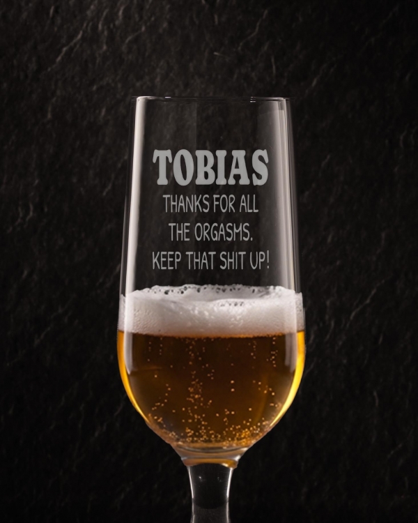 Ölglas med personlig touch