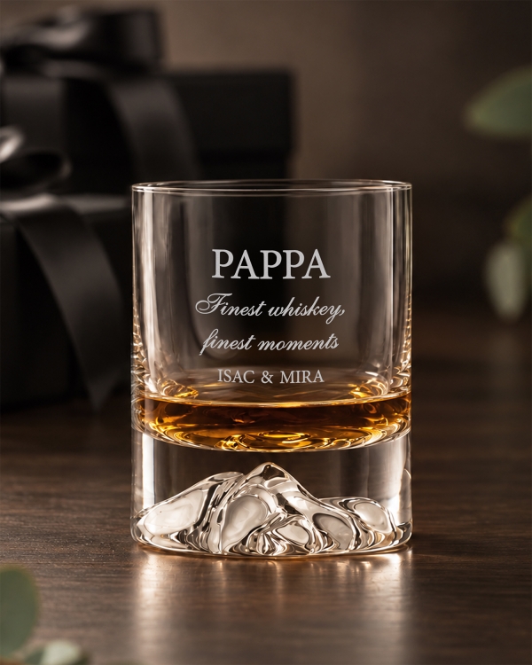 Whiskyglas med gravyr - Älskar dig