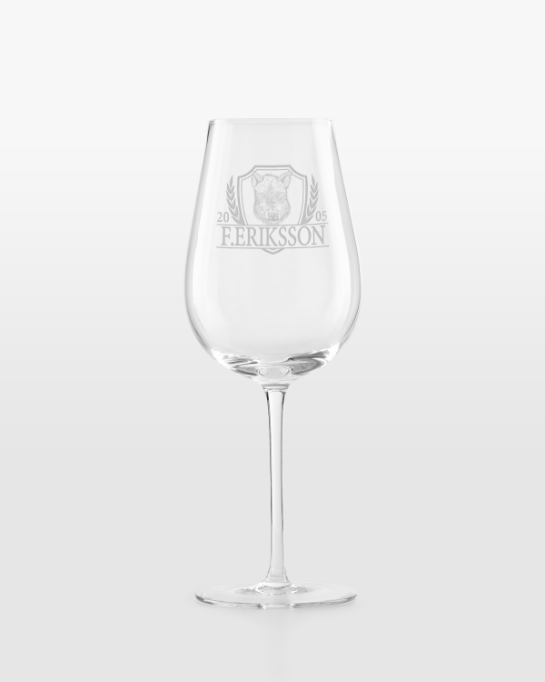 Vinglas med personlig gravyr