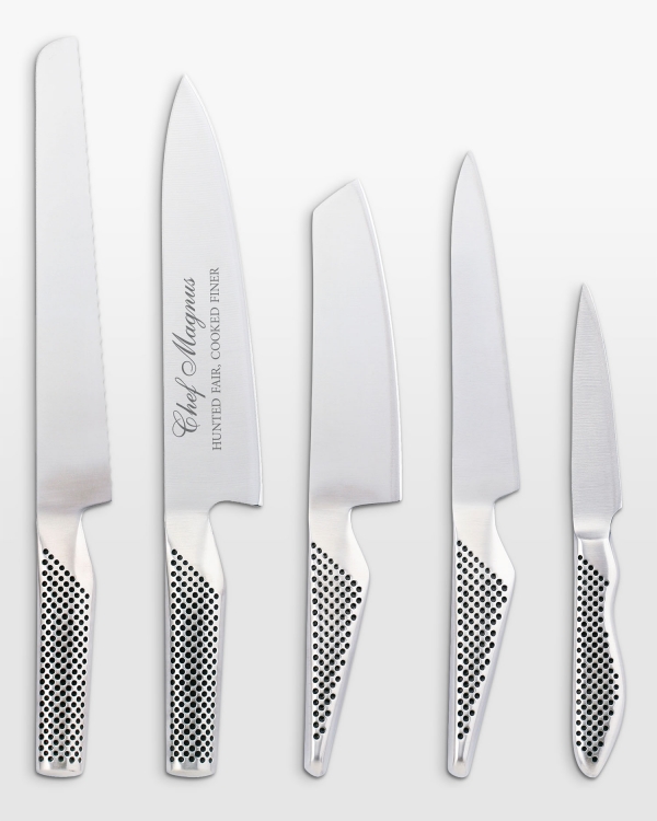 Graverat knivset från global, G-2951138