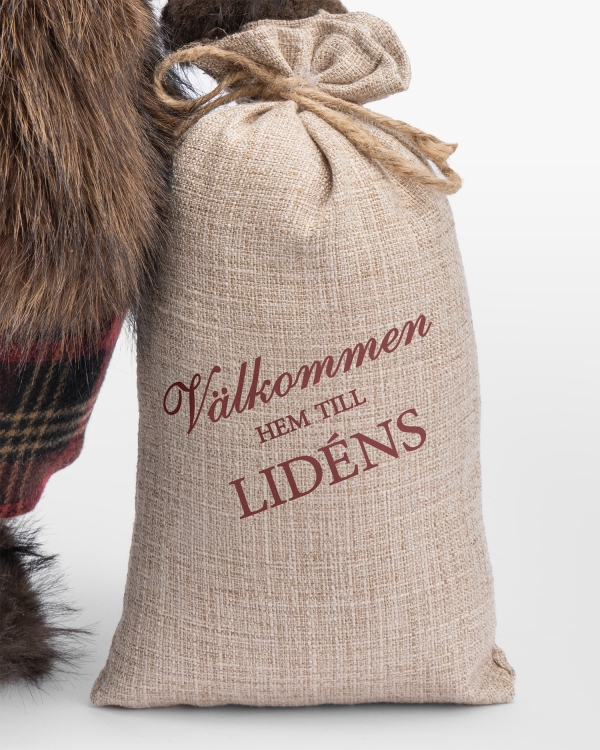 Julklappssäck med personlig hälsning