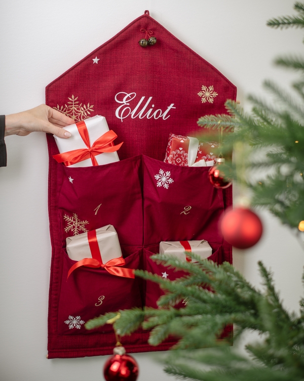 julkalender med personligt tryck