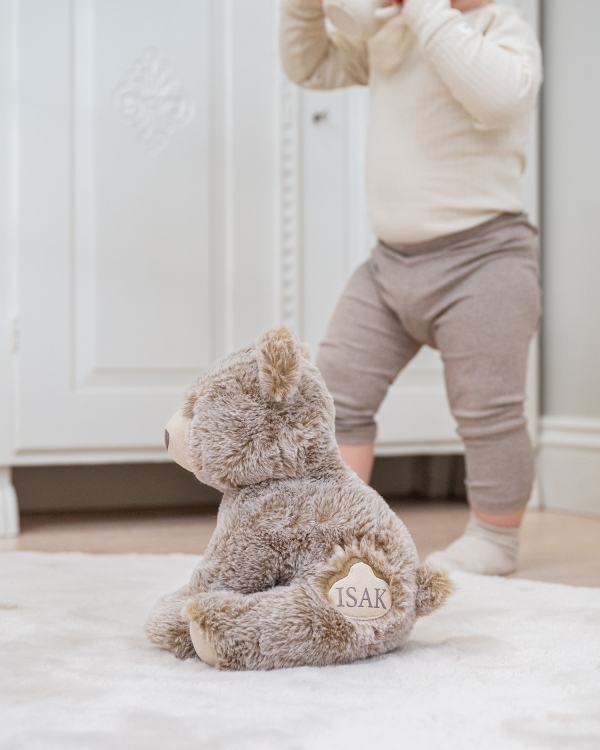 gosedjur i form av en björn, kommer med namn