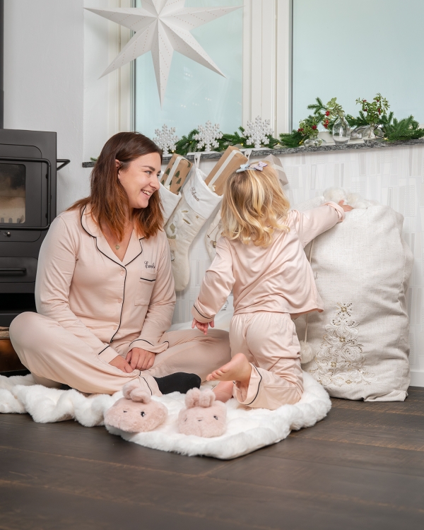 mjuk pyjamas med personligt tryck