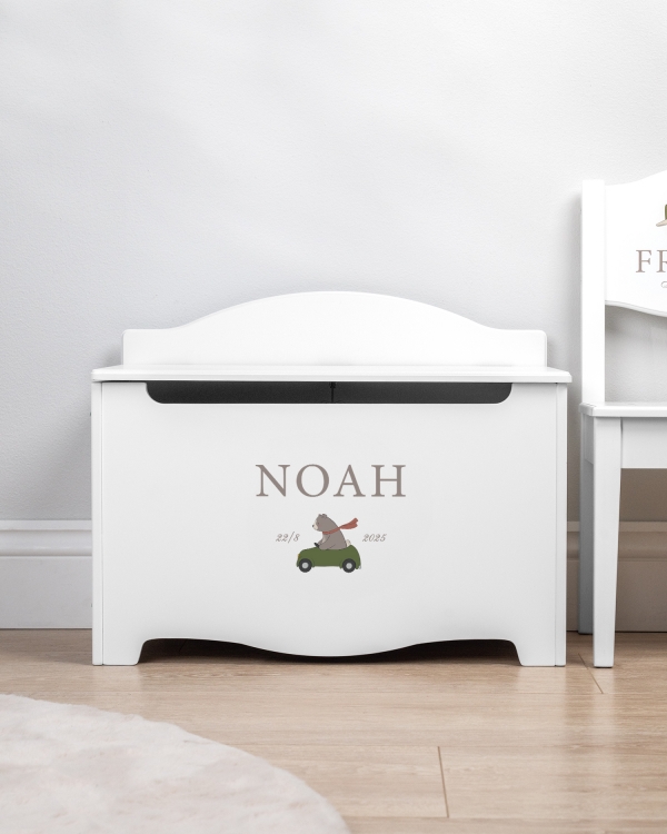 Förvaringskista med namn