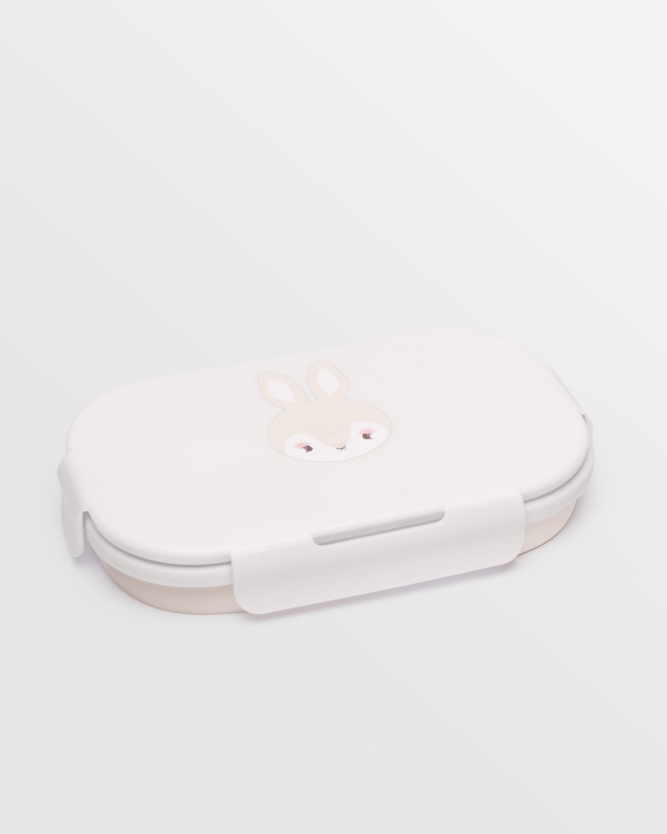 Ihopvikbar matlåda för barn i silikon.