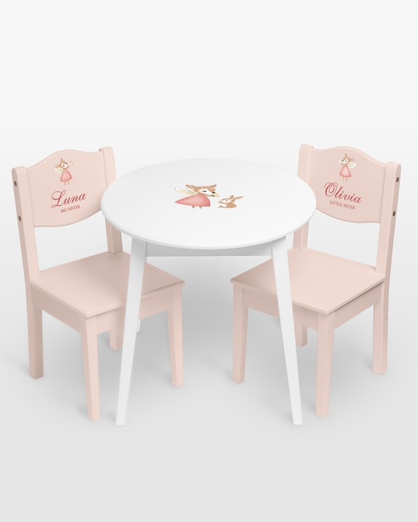 Möbler för barnrummet med namn