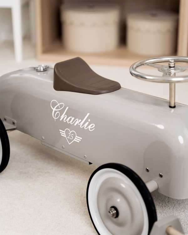 Sparkbil med personligt tryck