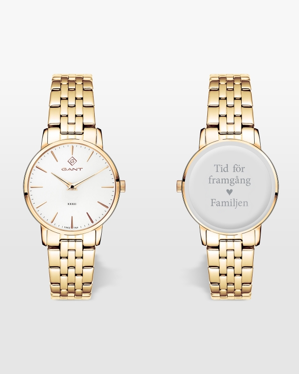 Personligt graverad klocka till examen