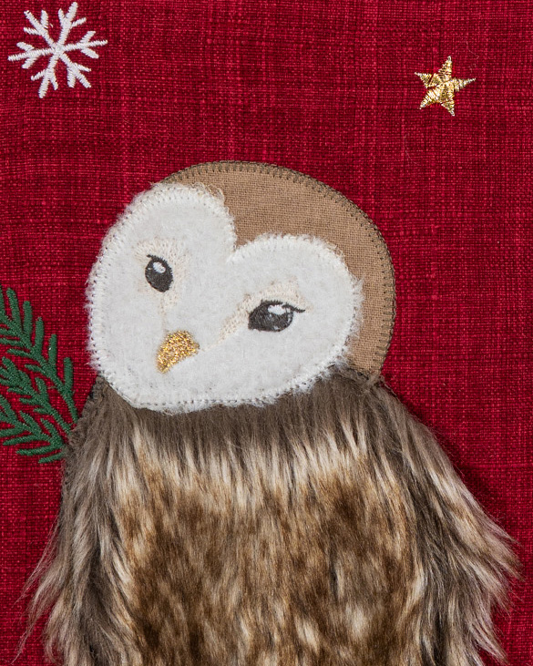 Julstrumpa med namn - Owl
