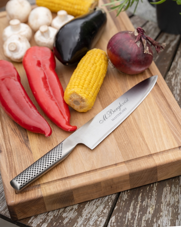 Kockkniv med personlig gravyr