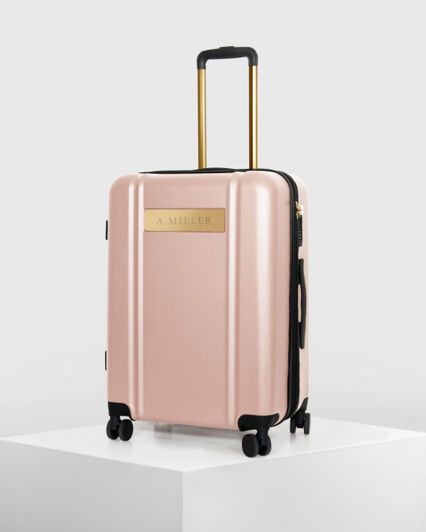 Resväska med namn Pink