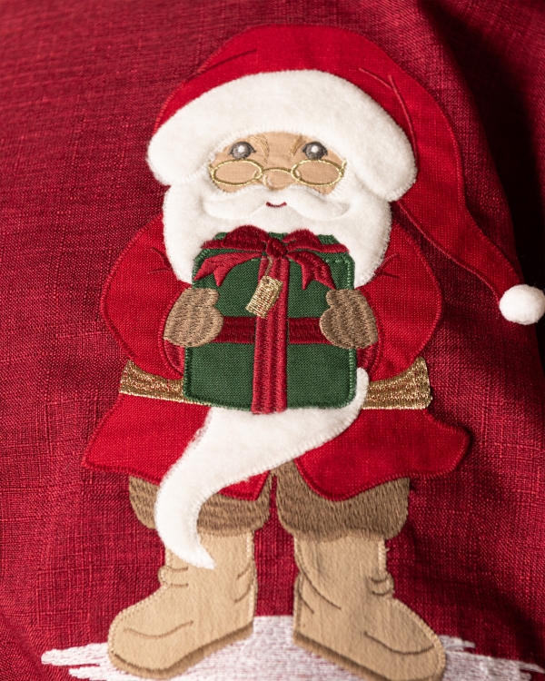 Julklappssäck med namn, röd