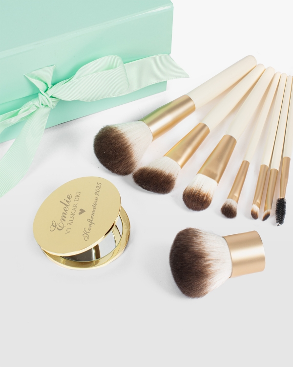 Sminkborstset & Fickspegel