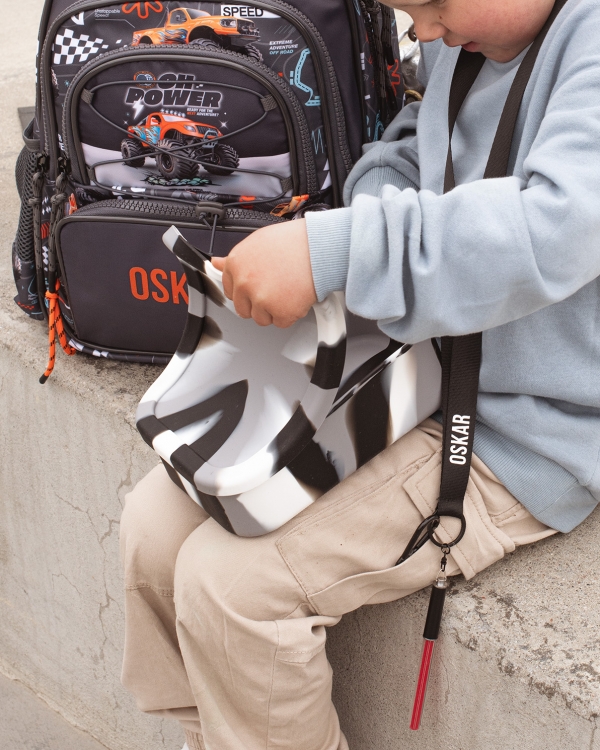 silikonmatlåda med olika fack, för barn