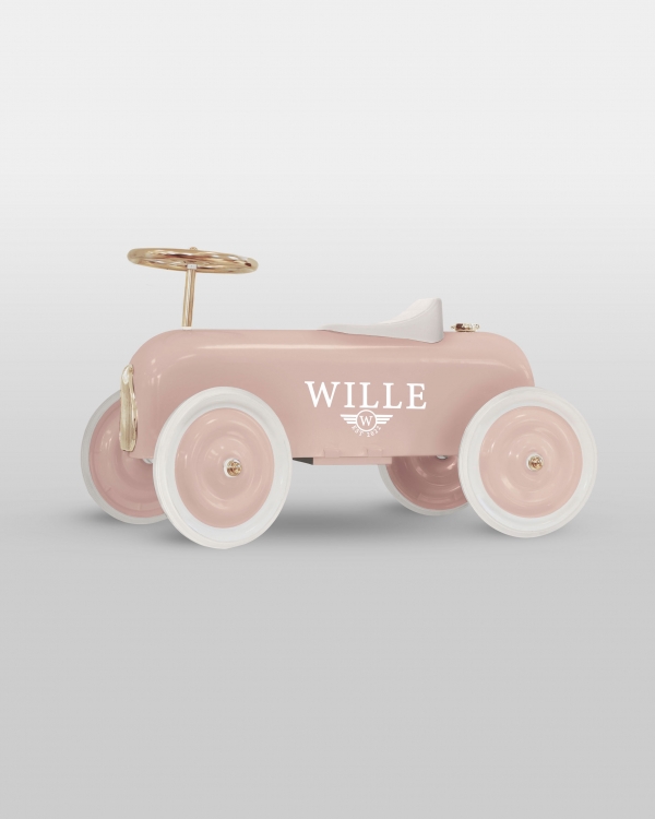 Mini Sparkbil med namn Pink - Vintage