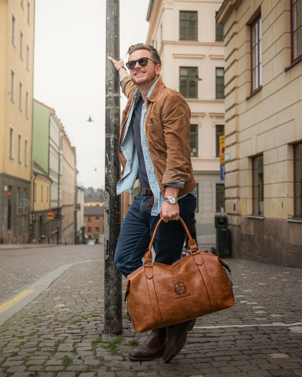 Weekendbag Cognac - Lounge