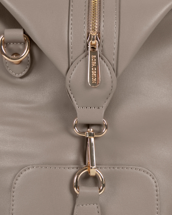 Weekendbag med namn, Nougat - Pristine